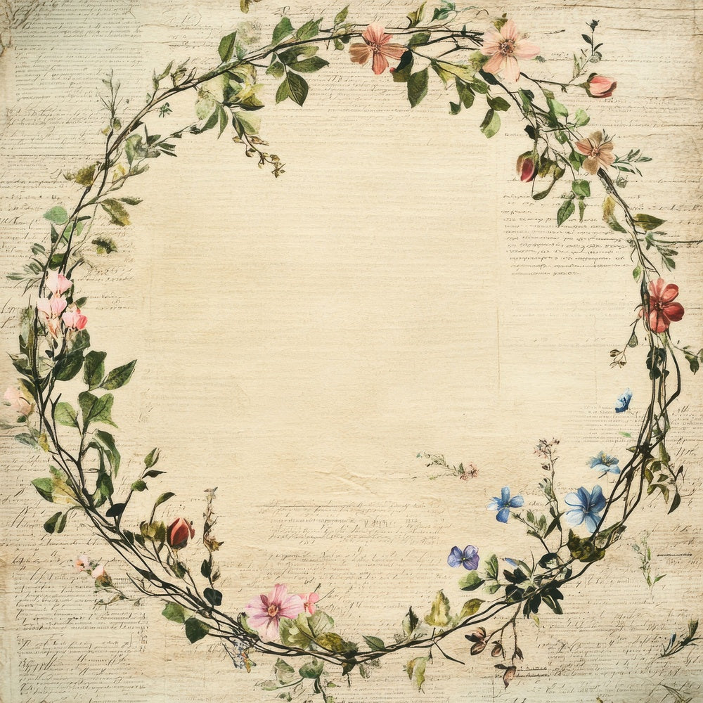 Victorian Decoupage Lace Garland Digital Paper Pack (DDD004187)