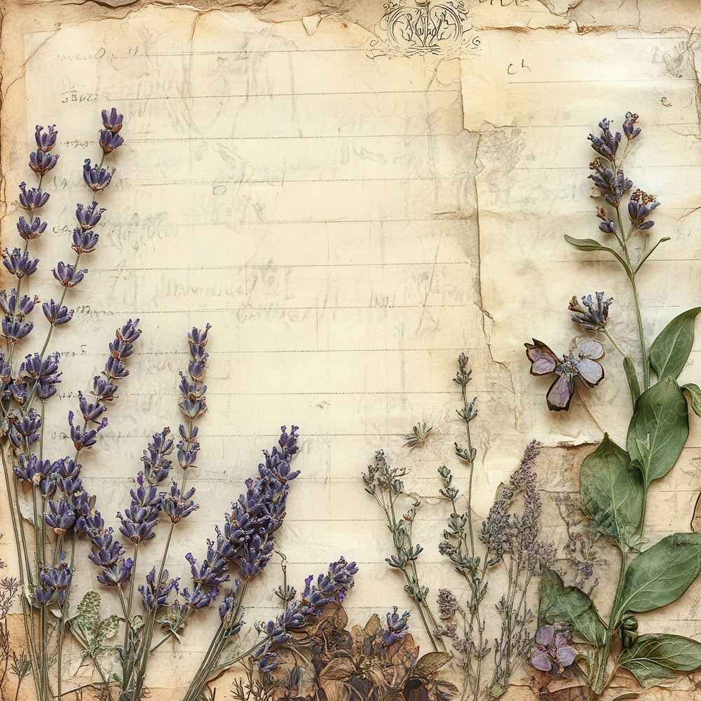 Victorian Decoupage Lavender Apothecary Digital Paper Pack (DDD004188)
