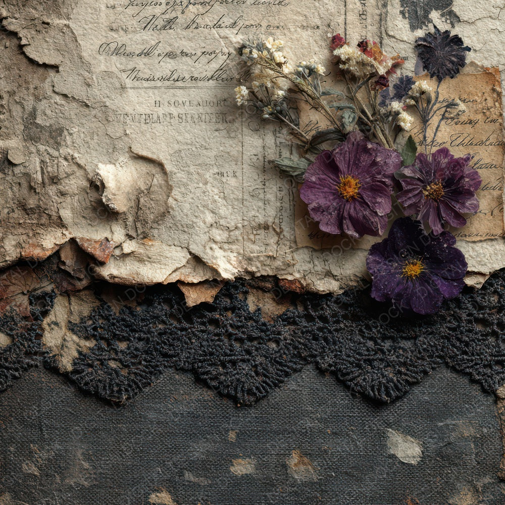 Victorian Mourning Layers Digital Paper Pack (DDD008007)