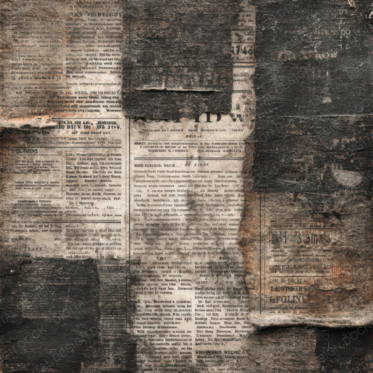 Victorian Newsprint Layers Digital Paper Pack (DDD007986)