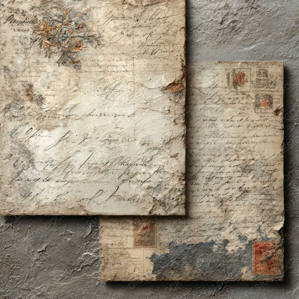 Victorian Paper Layers Digital Paper Pack (DDD007987)