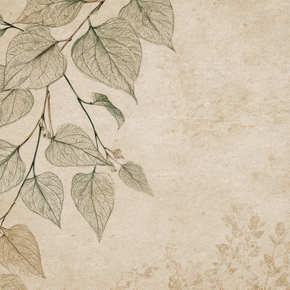Vintage Botanical Catalog Digital Paper Pack (DDD008671)