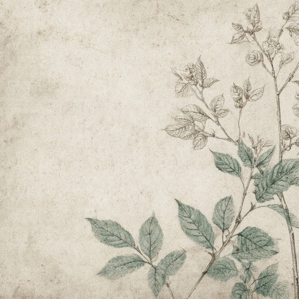 Vintage Botanical Catalog Digital Paper Pack (DDD008671)