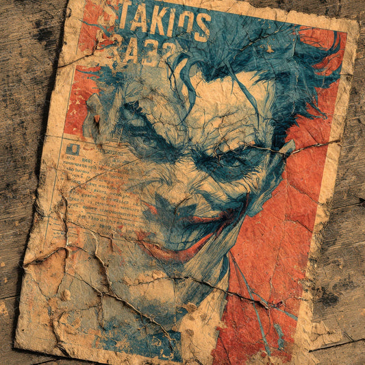 Vintage Comic Villain Digital Paper Pack (DDD004228)