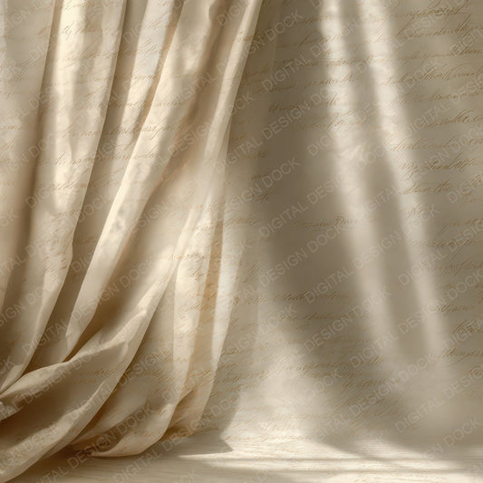Vintage Curtain Light Scene Digital Paper Pack (DDD012336)