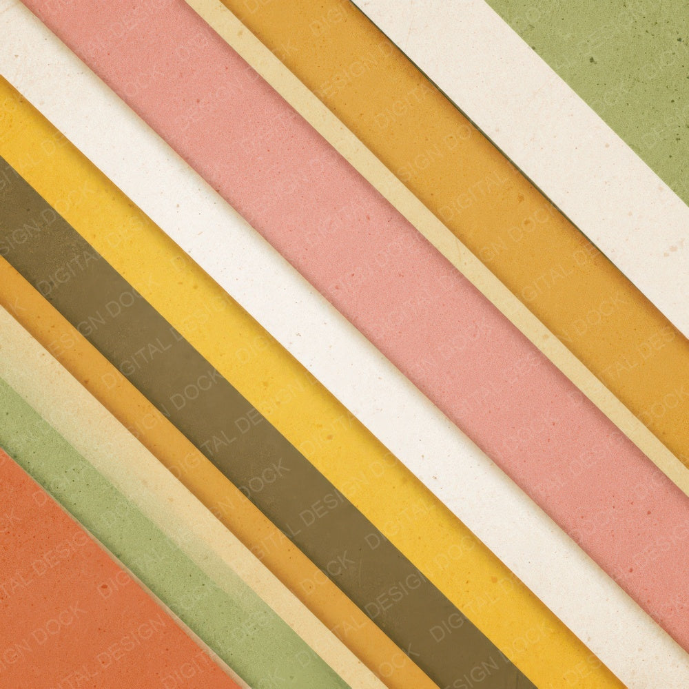 Vintage Diagonal Stripes Digital Paper Pack (DDD008645)