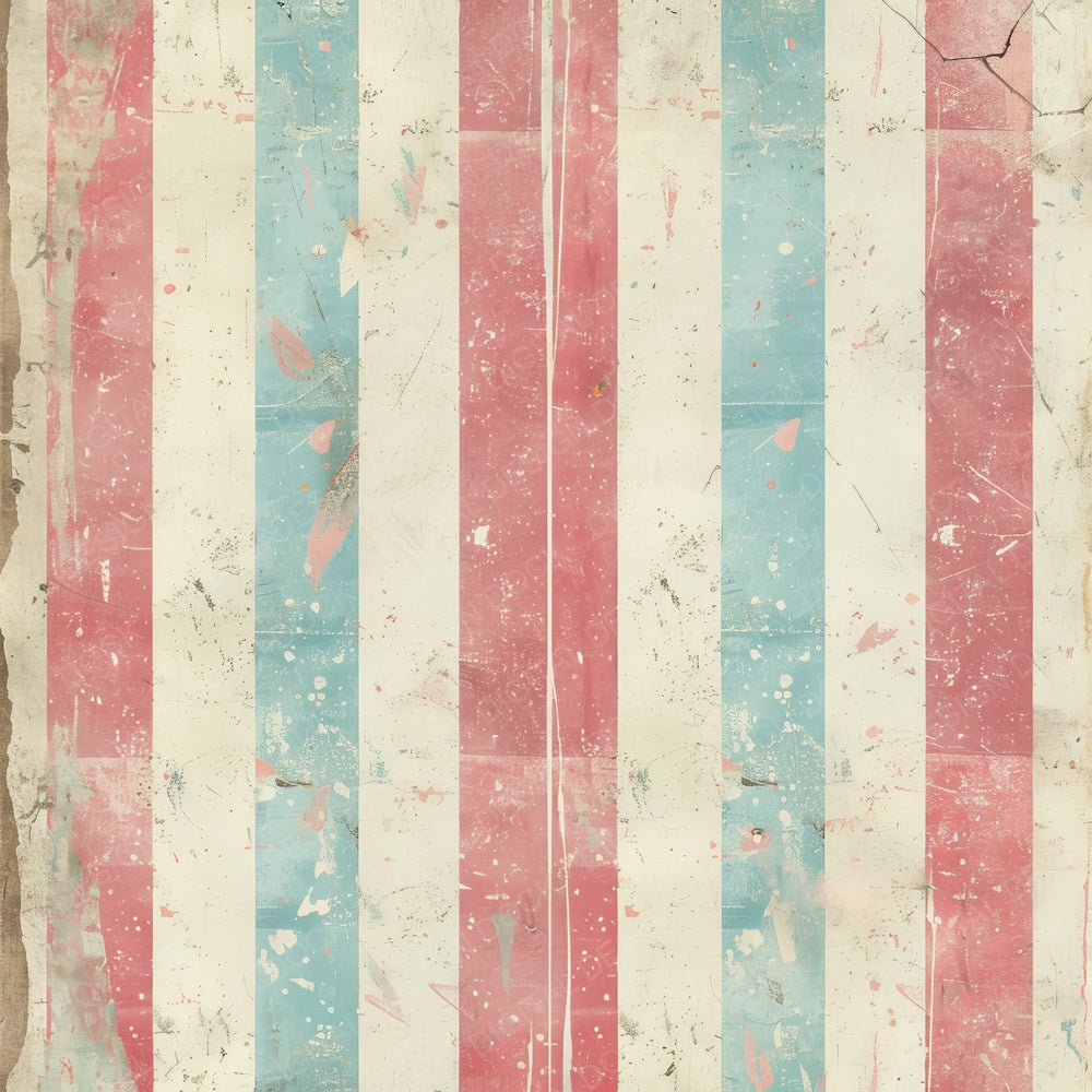 Vintage Digital Paper Soft Pastel Carnival Digital Paper Pack (DDD004286)