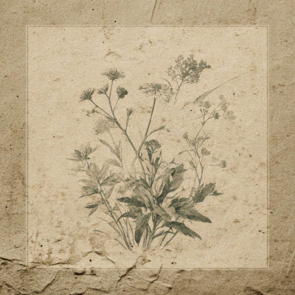 Vintage Herb Label Digital Paper Pack (DDD008661)