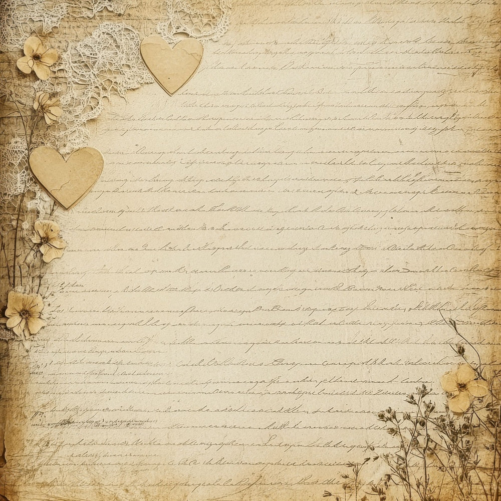 Vintage Lace Love Digital Paper Pack (DDD004305)