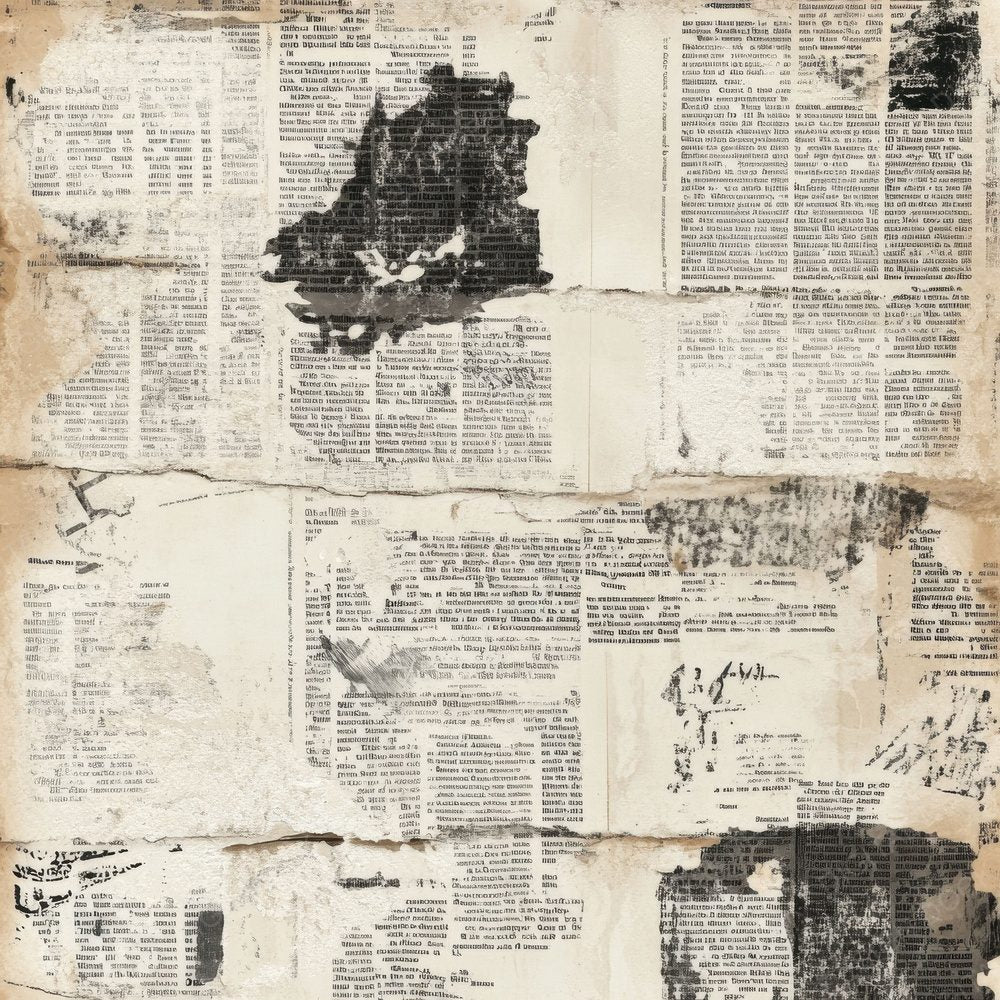 Vintage Newspaper Digital Paper Pack (DDD004309)