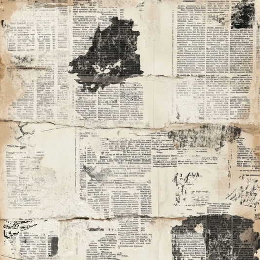 Vintage Newspaper Digital Paper Pack (DDD004309)