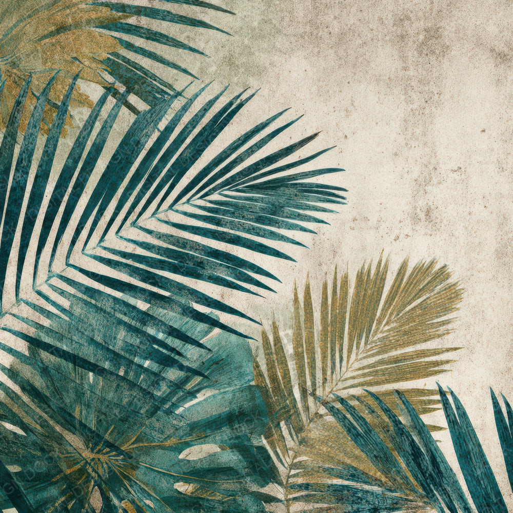Vintage Palm Fronds Digital Paper Pack (DDD008726)