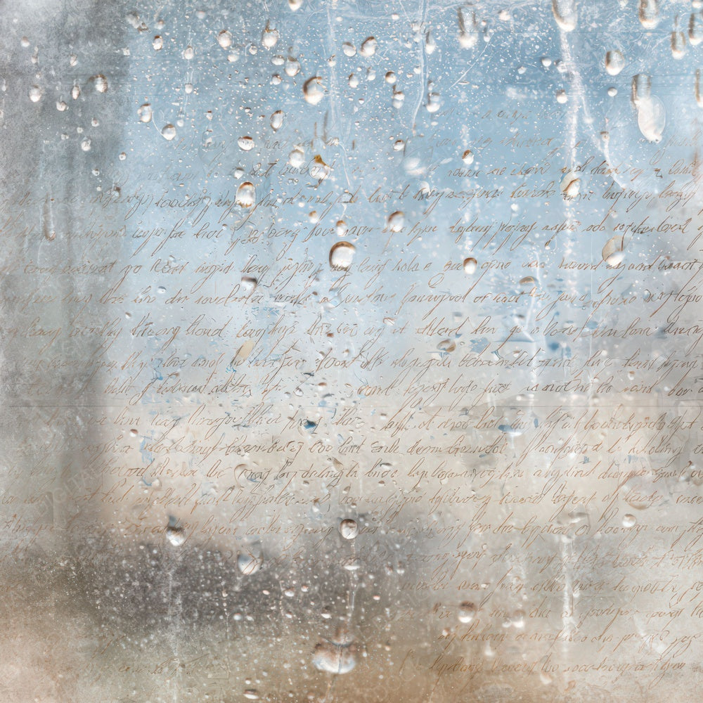 Vintage Rain Glass Texture Digital Paper Pack (DDD012339)