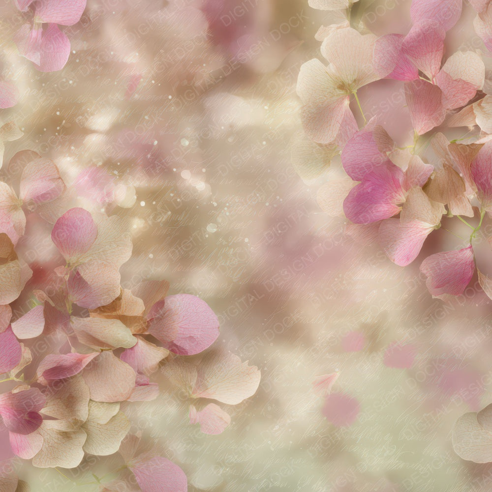Vintage Spring Blossom Petals Digital Paper Pack (DDD012340)
