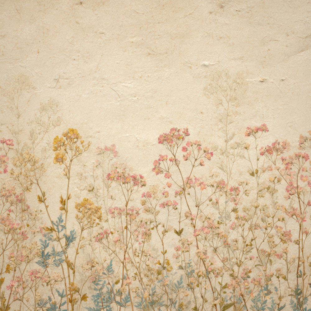 Vintage Wildflower Overlay Digital Paper Pack (DDD008687)
