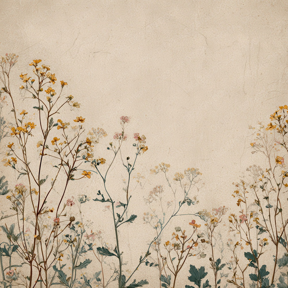 Vintage Wildflower Paper Digital Paper Pack (DDD008564)