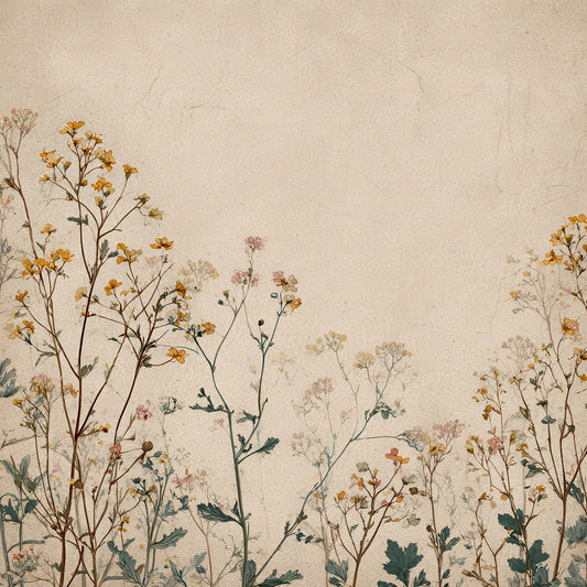 Vintage Wildflower Paper Digital Paper Pack (DDD008564)