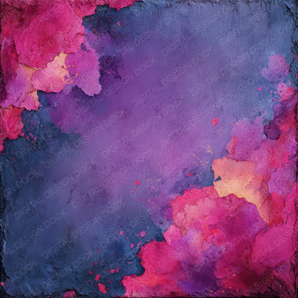 Violet Fuchsia Burst Digital Paper Pack (DDD004319)