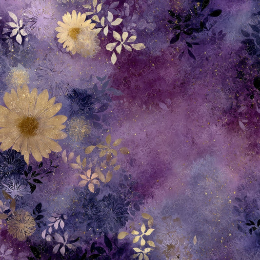 Violet Grit Lace Silhouette Digital Paper Pack (DDD004321)