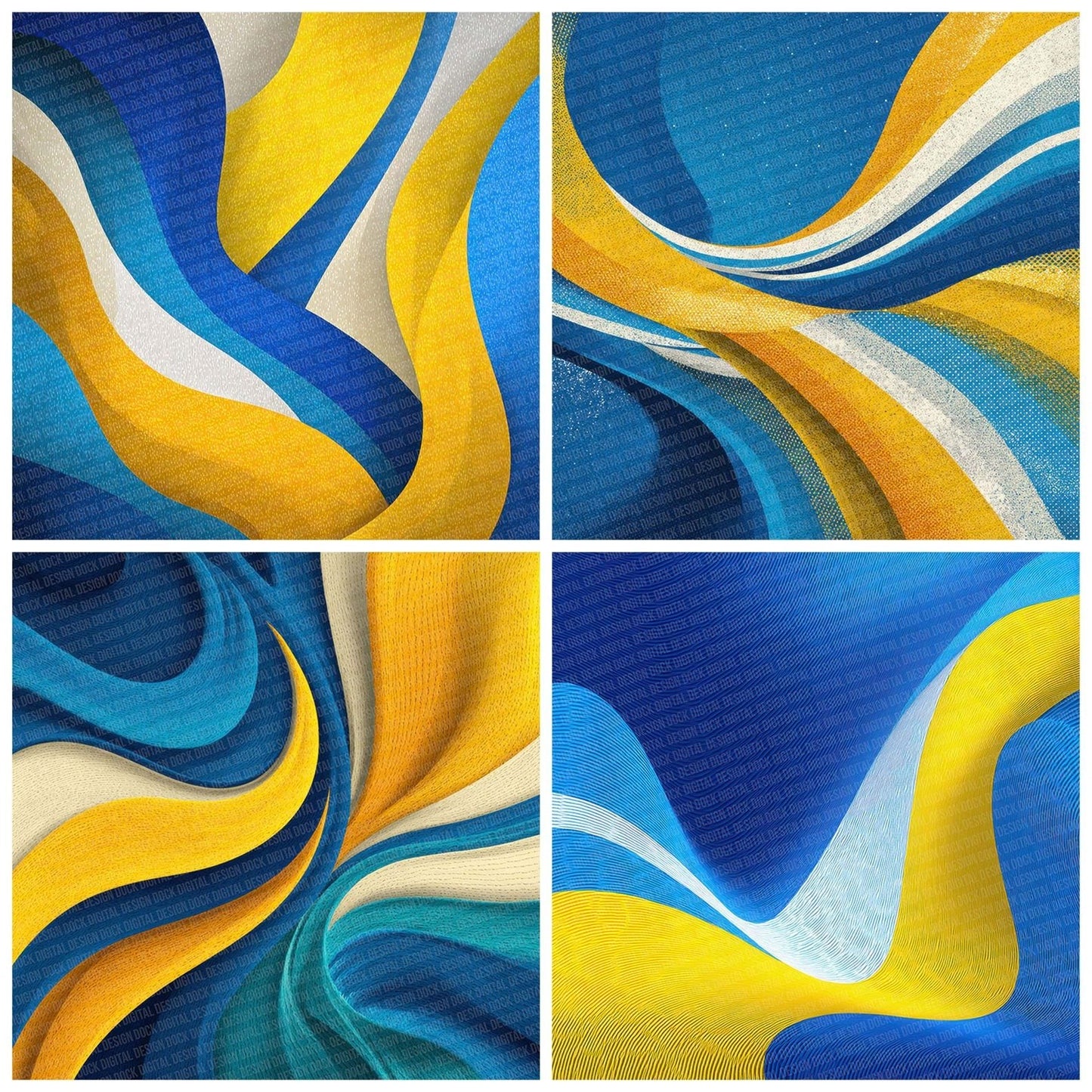 Wave Pop Texture Digital Paper Pack (DDD004379)