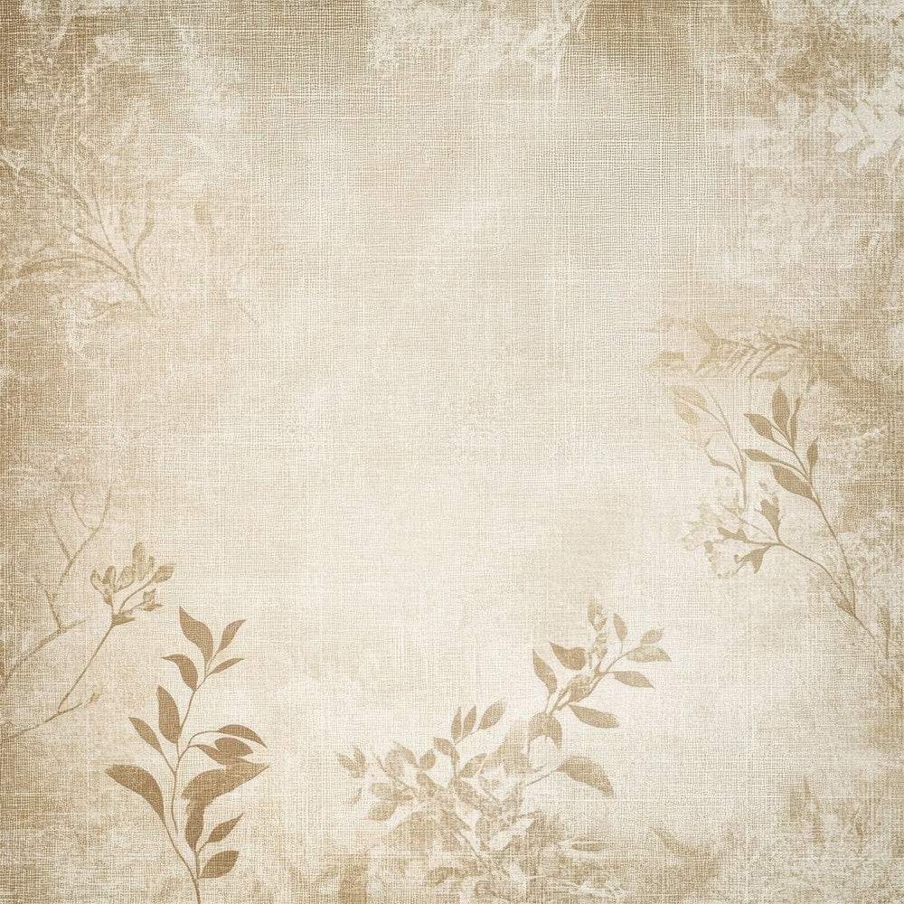 Weathered Botanical Linen Background Digital Paper Pack (DDD004384)