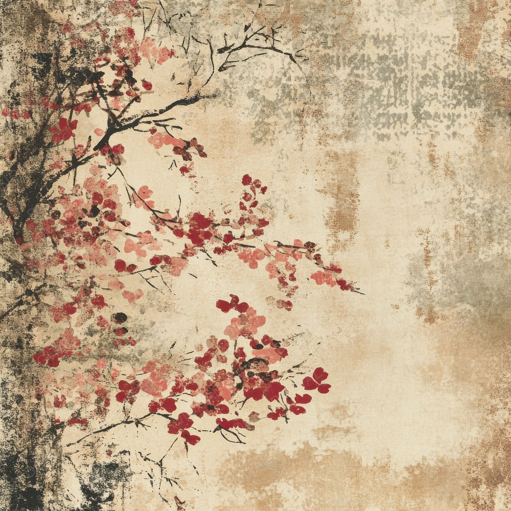 Weathered Kimono Silk Background Digital Paper Pack (DDD004385)