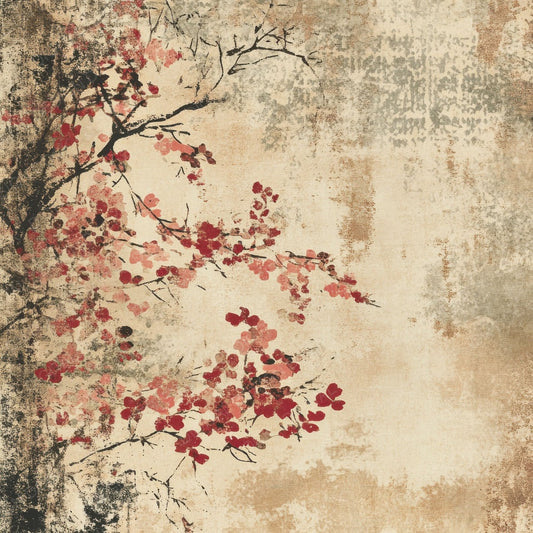 Weathered Kimono Silk Background Digital Paper Pack (DDD004385)