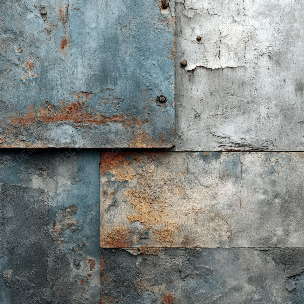 Weathered Metal Panels Digital Paper Pack (DDD007906)