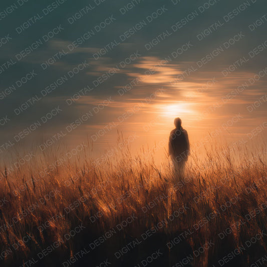 Wheatfield Sunblur Digital Paper Pack (DDD004399)