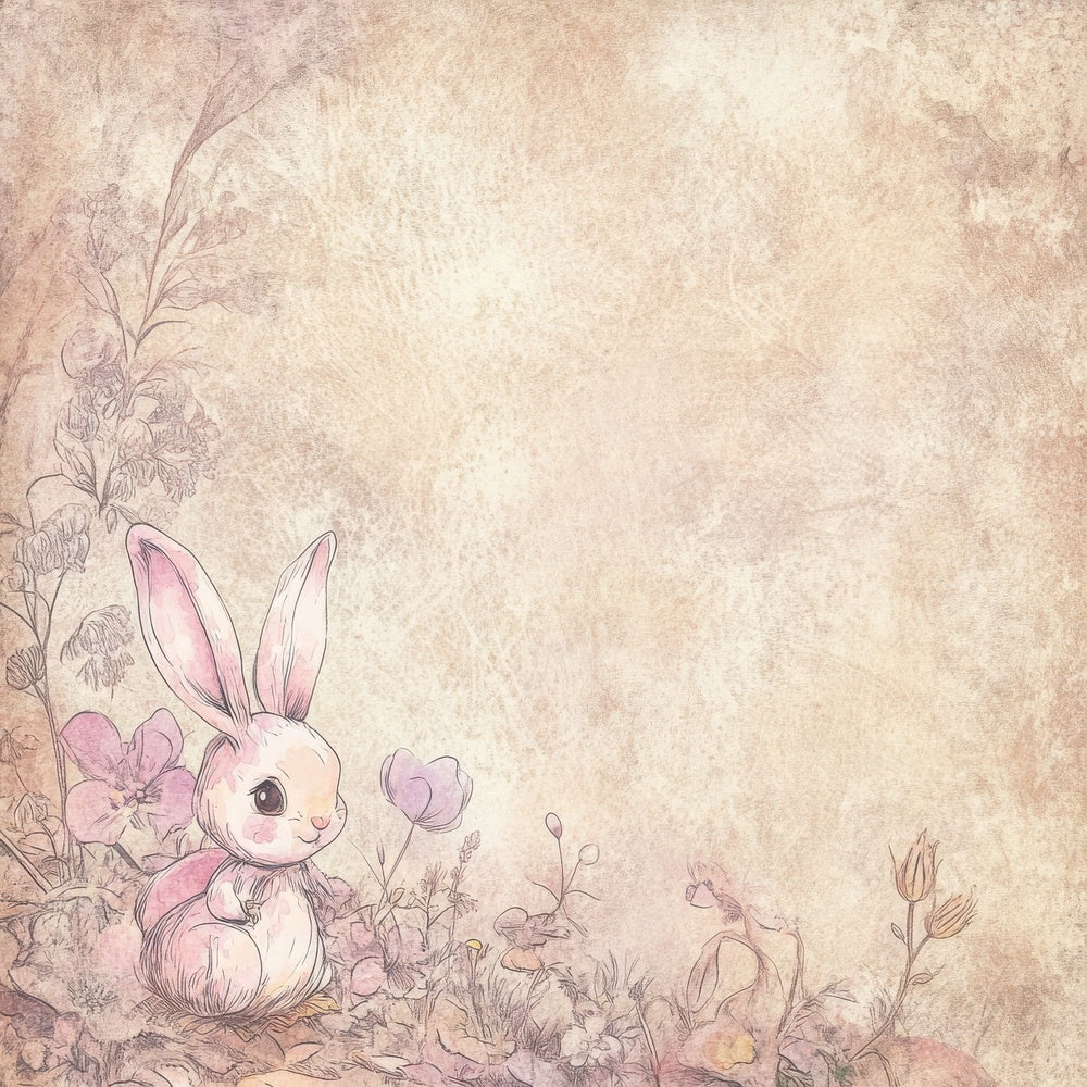 Whimsical Storybook Illustrations Background Digital Paper Pack (DDD004400)
