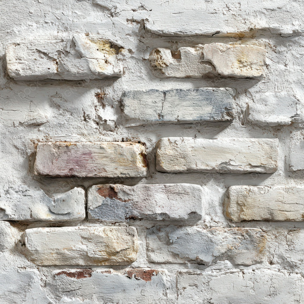 Whitewashed Brick Wall Digital Paper Pack (DDD004413)