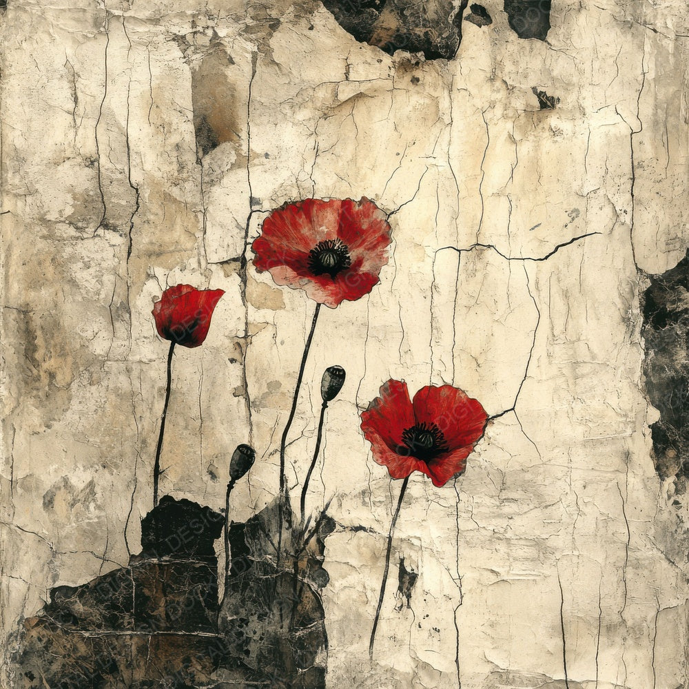 Wilted Poppy Dust Digital Paper Pack (DDD004427)