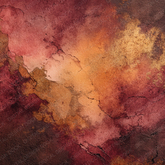 Wine Copper Smudge Digital Paper Pack (DDD004435)