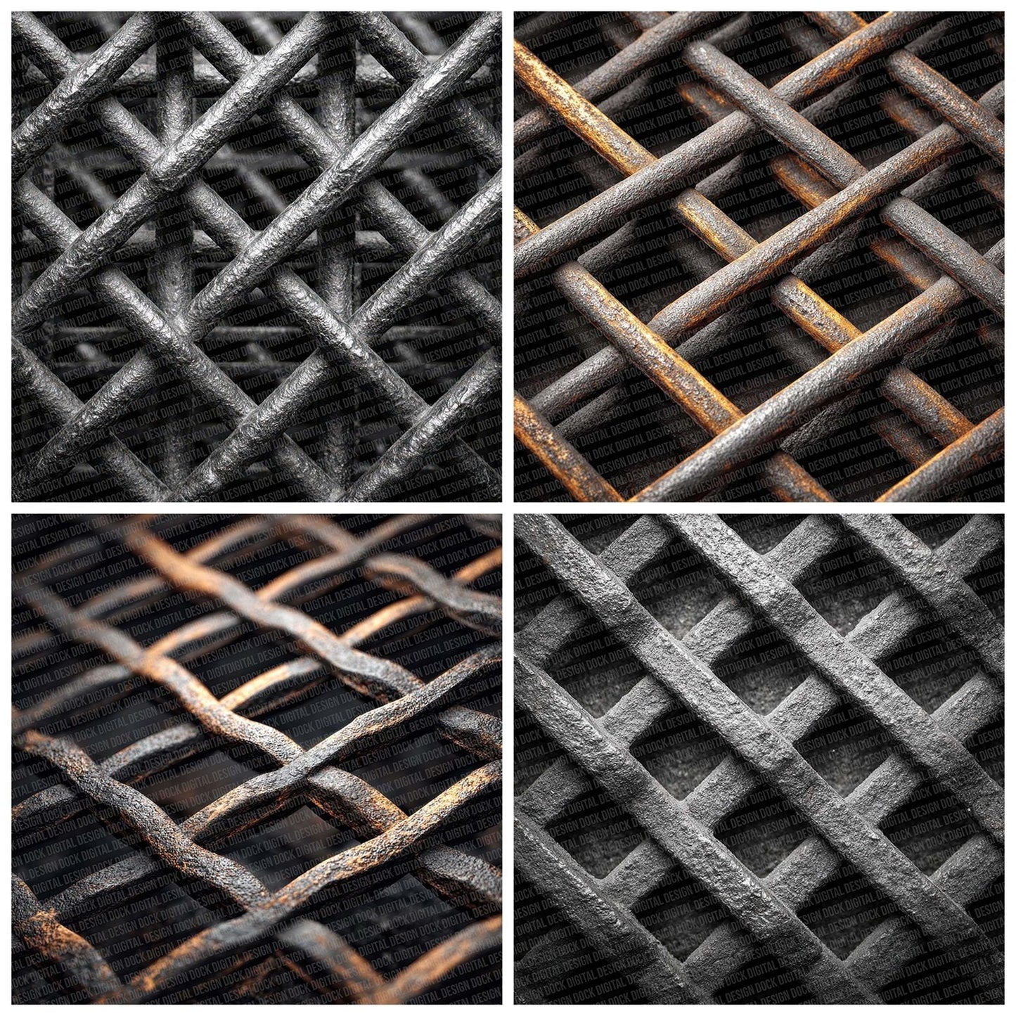 Wire Mesh Texture Digital Paper Pack (DDD004443)