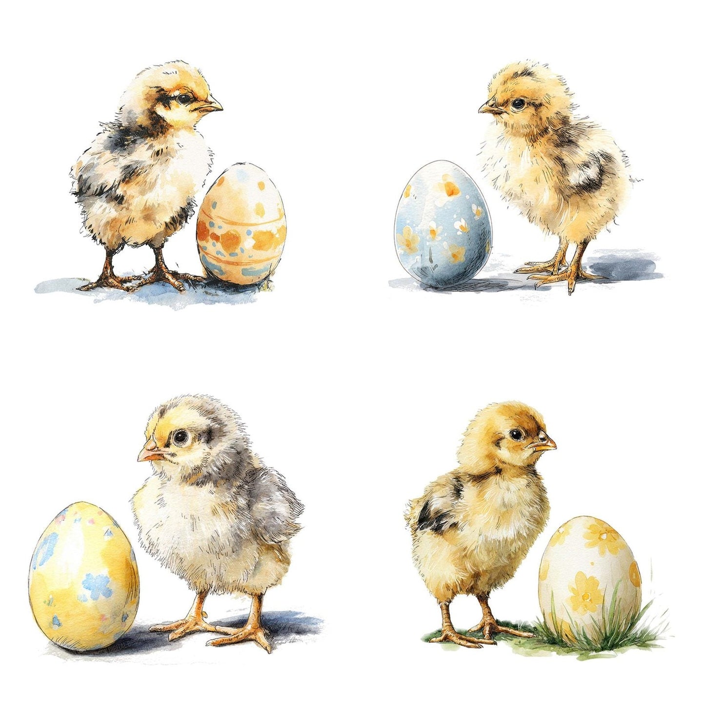 Easter Chick Egg Clipart Set (DDD005152)