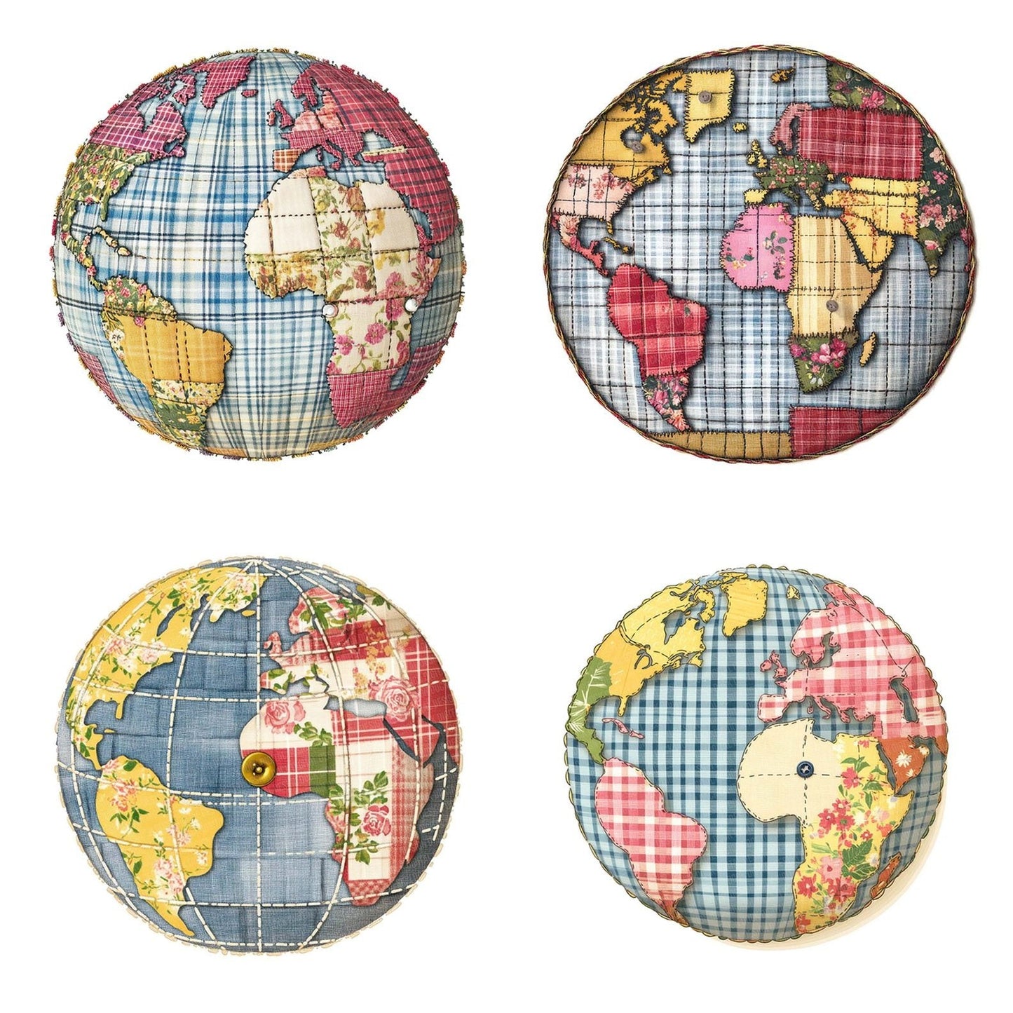 Fabric Planet Earth Clipart Set (DDD005257)
