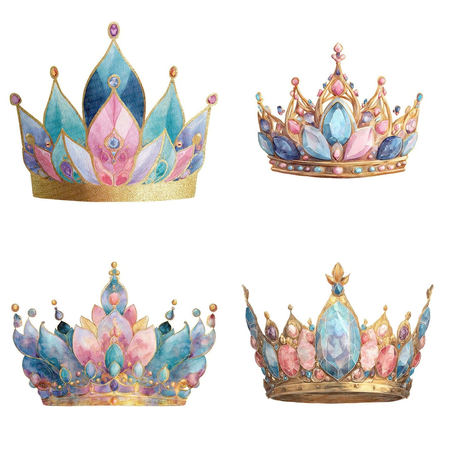 Fairytale Crown Clipart Set (DDD005307)