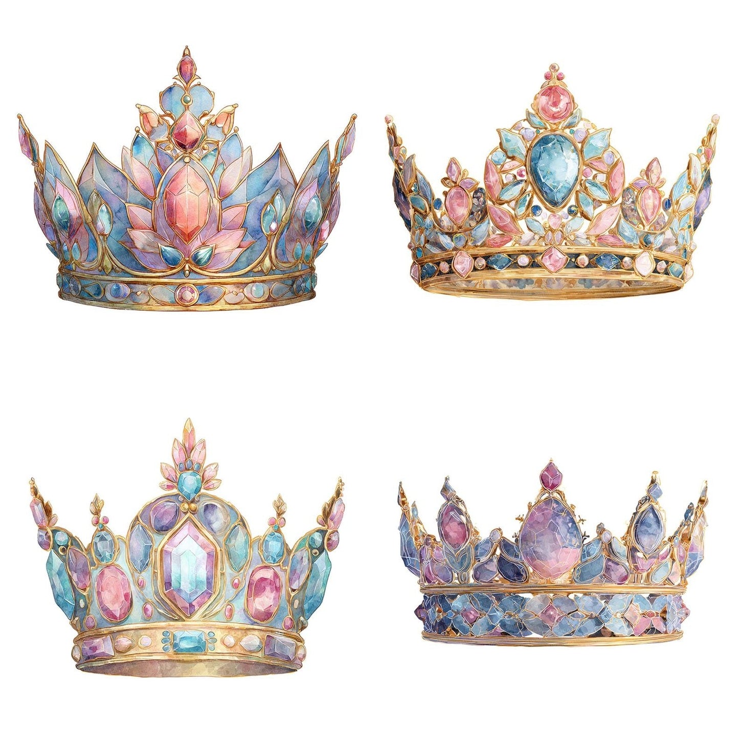 Fairytale Crown Clipart Set (DDD005307)