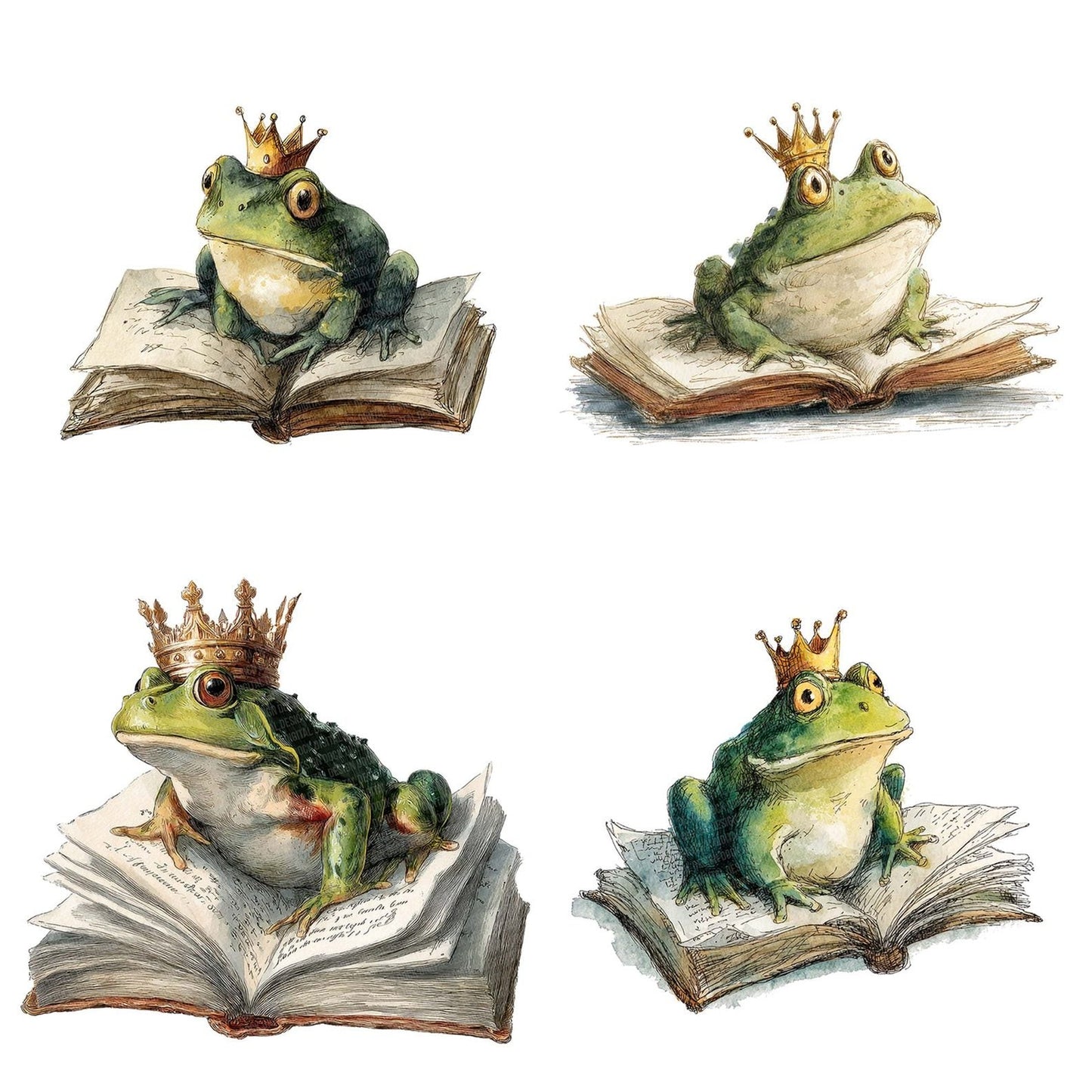 Frog Prince Storybook Clipart Set (DDD005655)