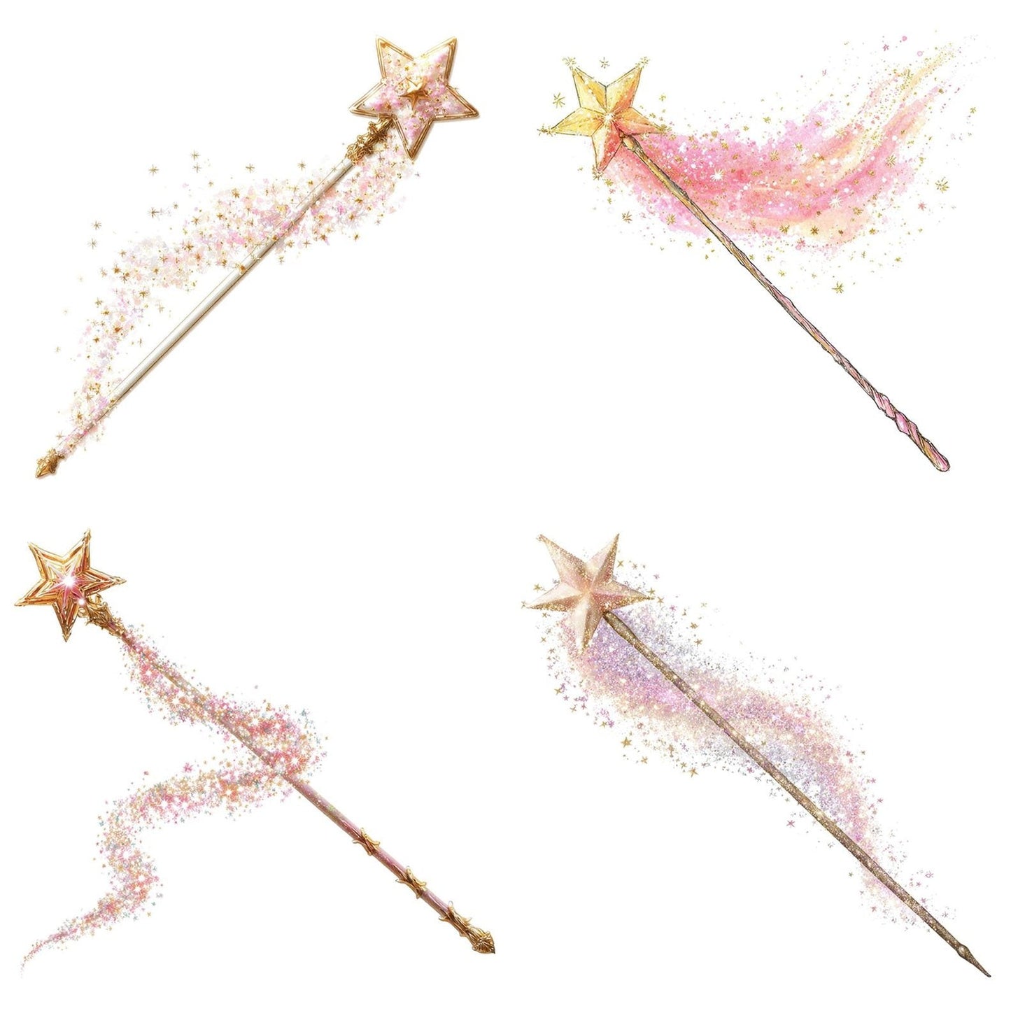 Magic Star Wand Clipart Set (DDD005996)