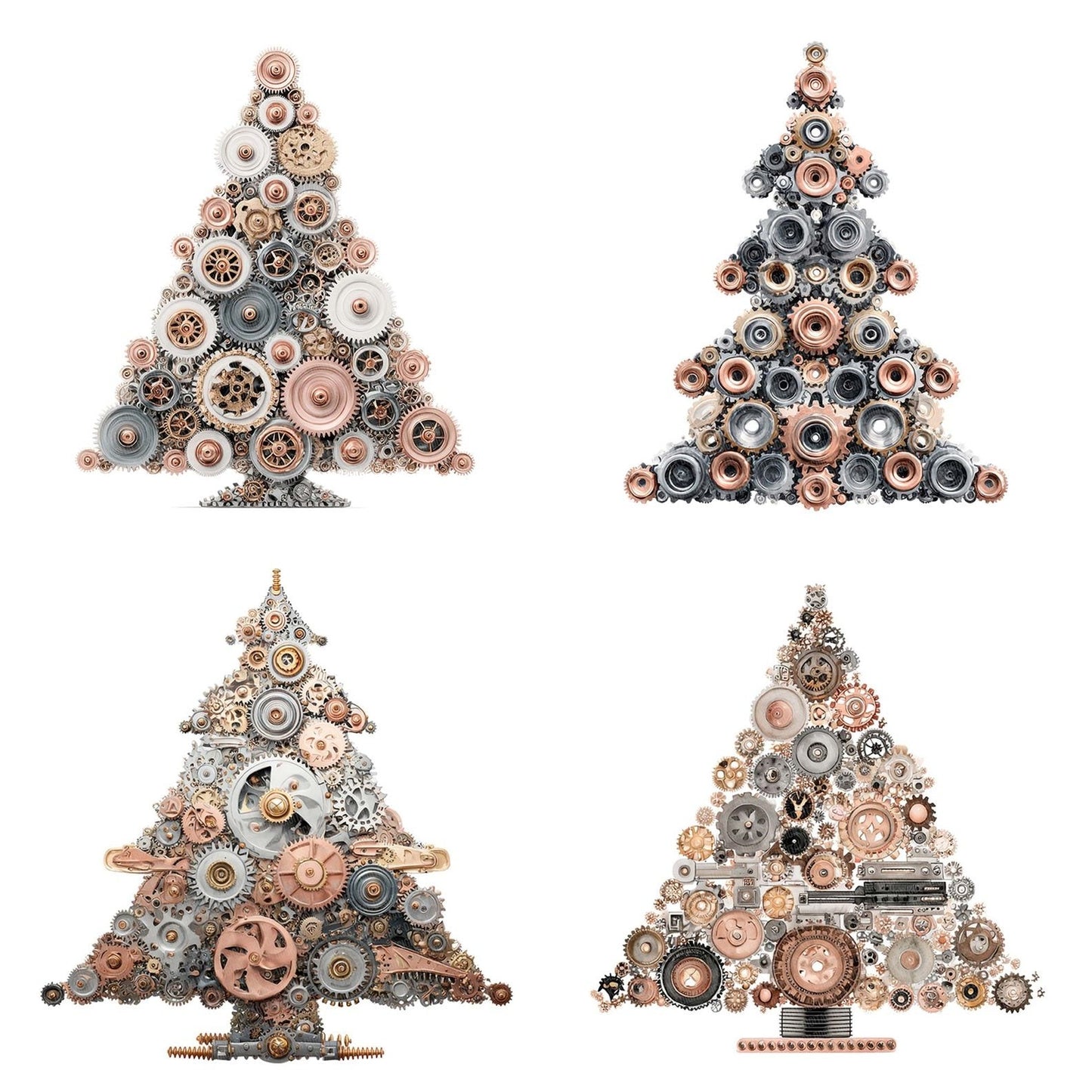 Metal Gear Christmas Tree Clipart Set (DDD006046)