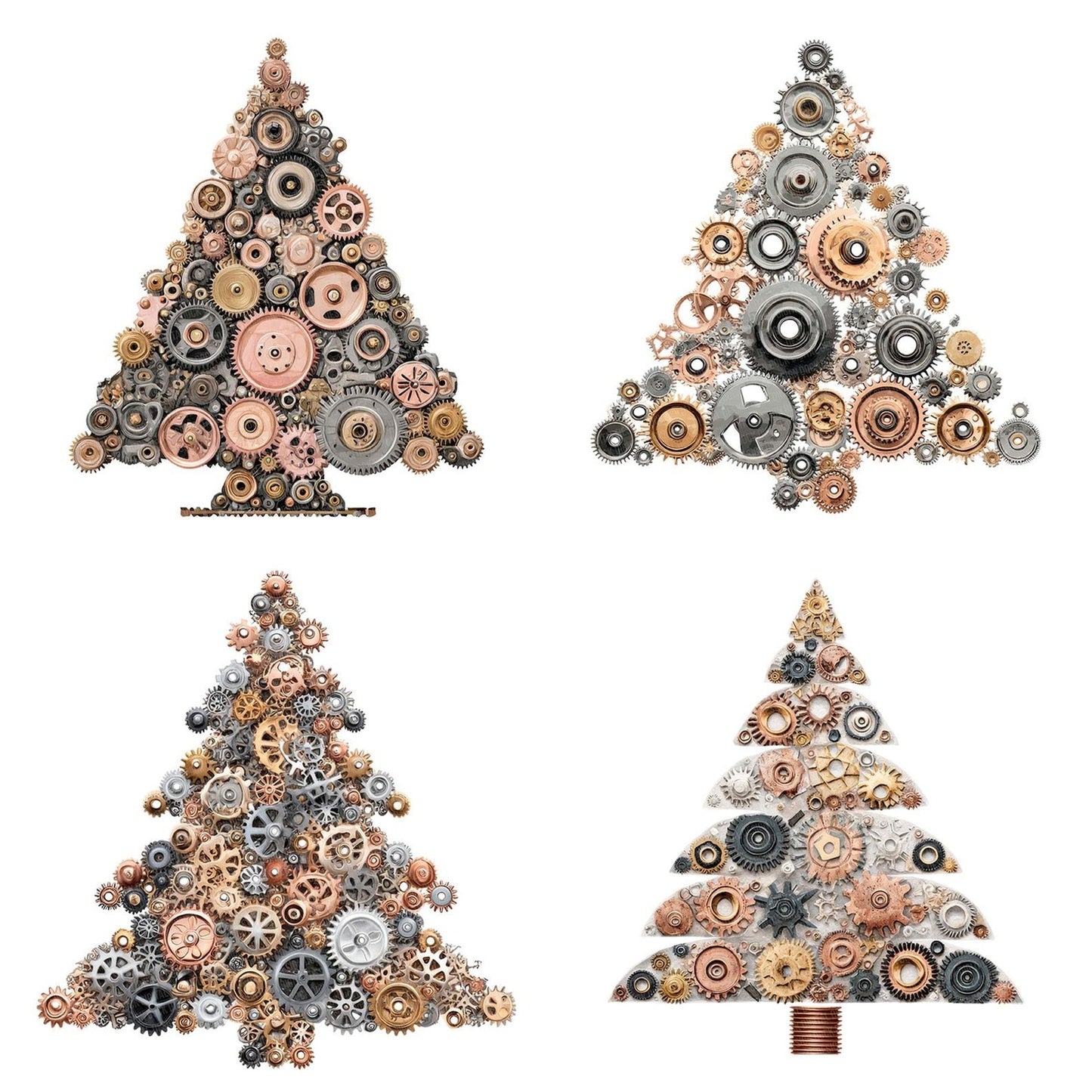 Metal Gear Christmas Tree Clipart Set (DDD006046)