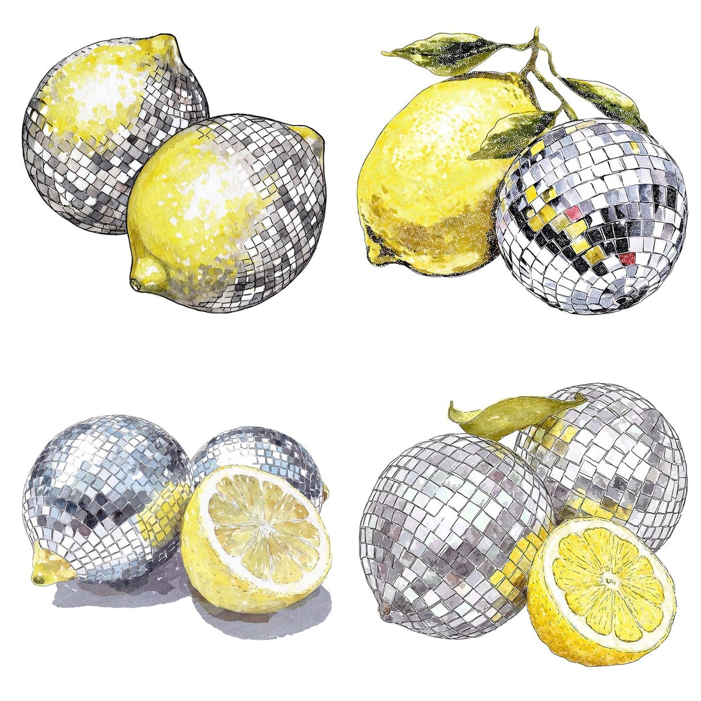 Mirrorball Lemons Clipart Set (DDD006077)