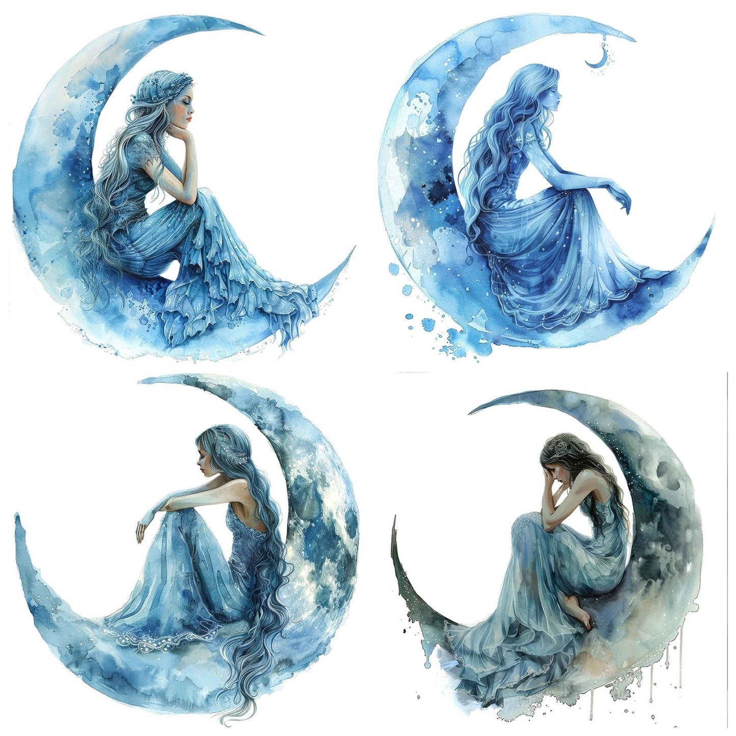 Moon Fairy Clipart Set (DDD006090)