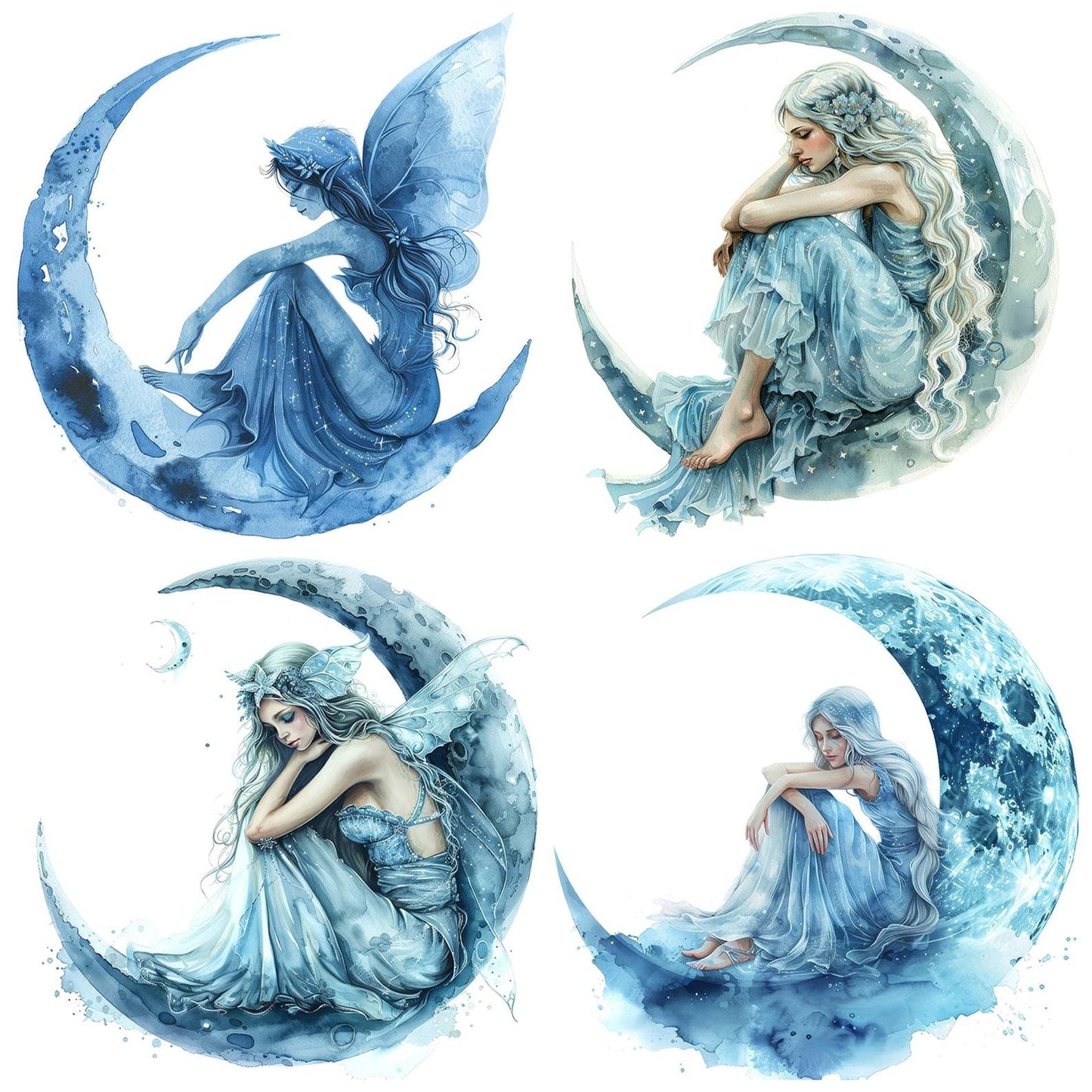 Moon Fairy Clipart Set (DDD006090)