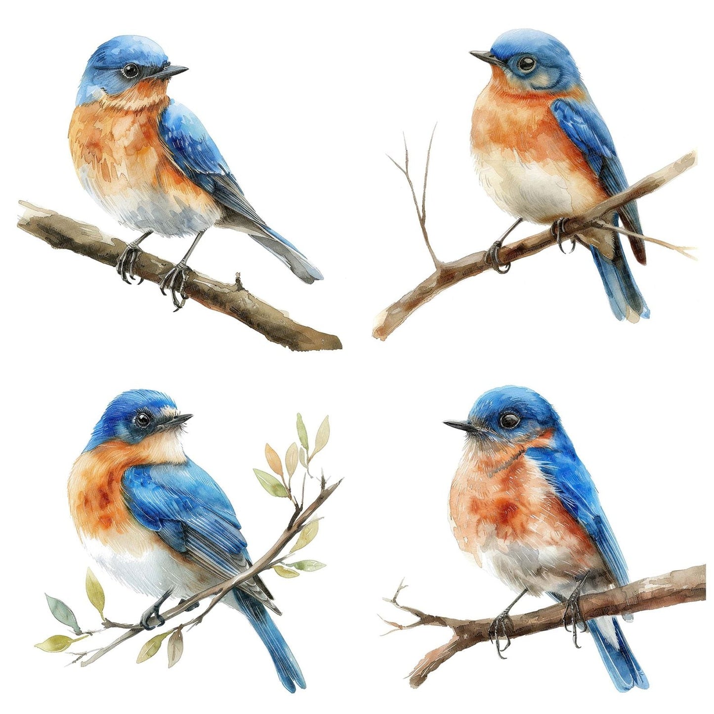 Small Bluebird Clipart Set (DDD006583)