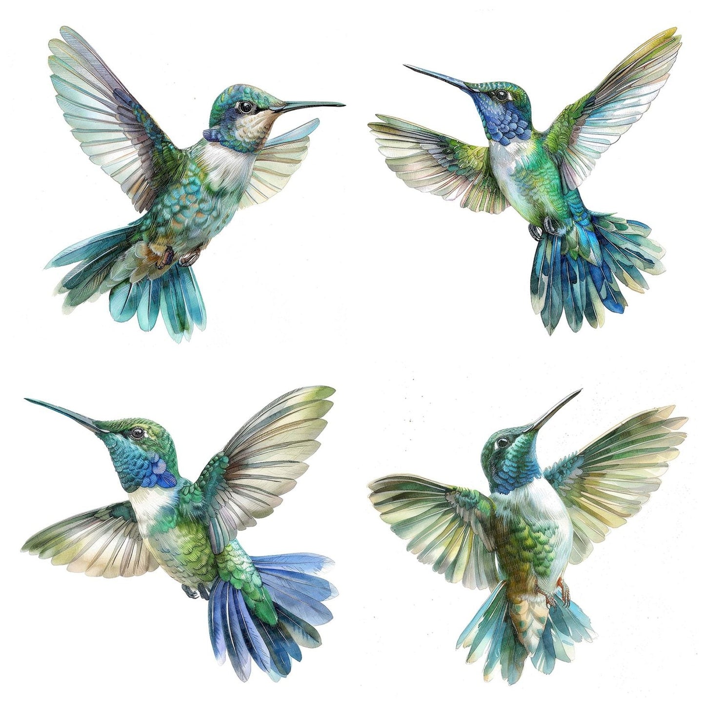 Small Hummingbird Clipart Set (DDD006586)