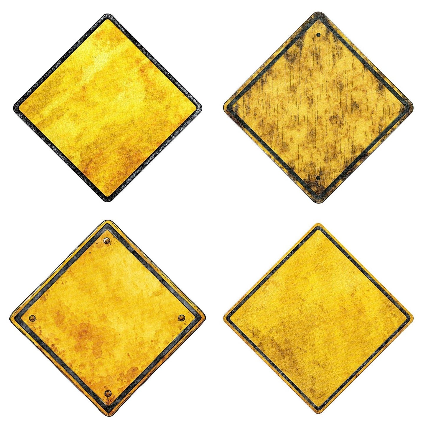 Vintage USA Diamond Sign Clipart Set (DDD006933)